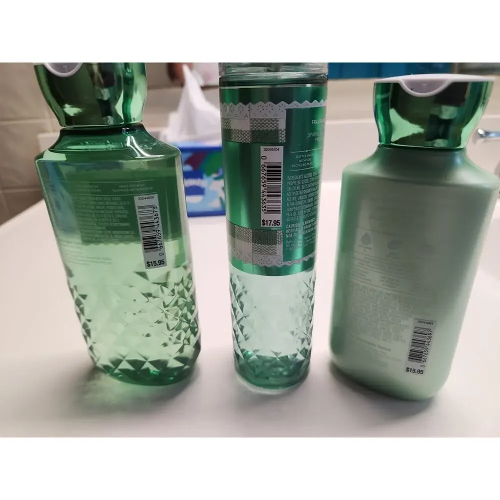 Bath & Body Works Gingham Fresh Lotion Shower Gel Fragrance Mist 3 Piece Set